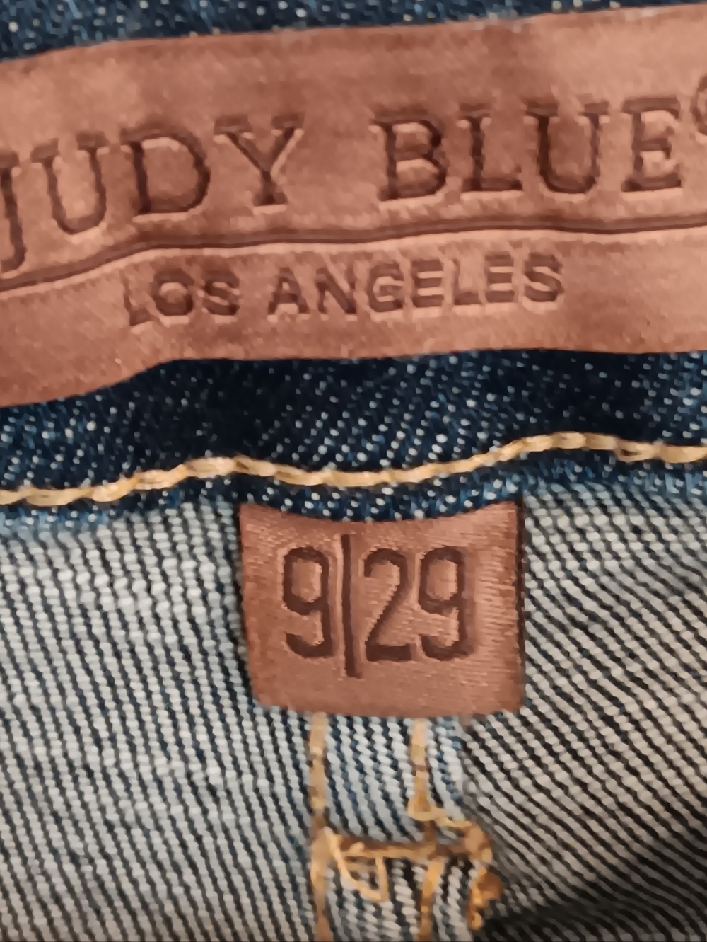 Judy Blue The Amelia Dark Wash Tummy Control Flare Jeans Raw Hem - Picture 6 of 9
